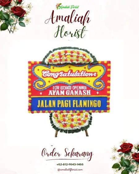 Sewa Papan Bunga Bonjok